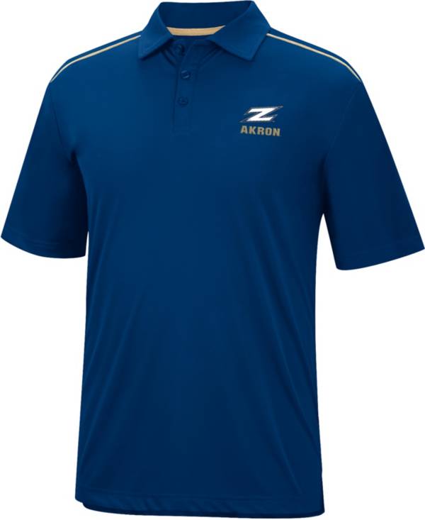 Colosseum Men's Akron Zips Navy Polo product image