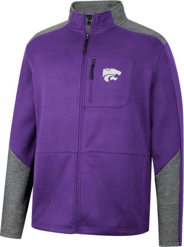 Colosseum Men's Kansas State Wildcats Purple Playin Full Zip Jacket product image