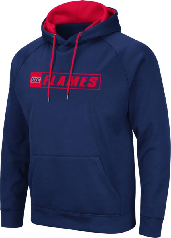Colosseum Men's UIC Flames Navy Hoodie product image
