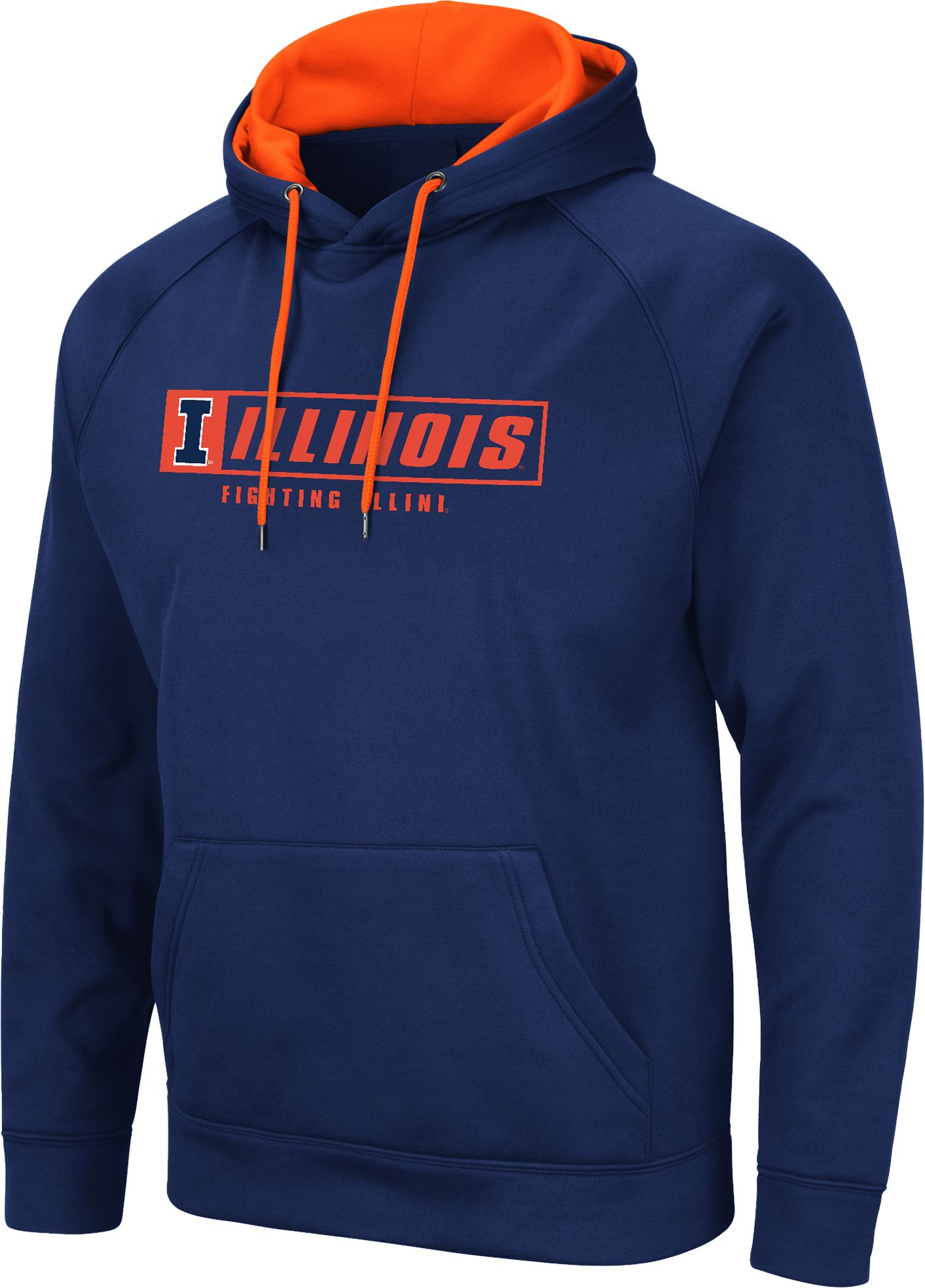 Colosseum Men's Illinois Fighting Illini Navy Hoodie