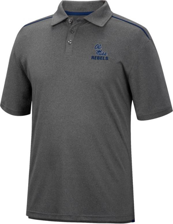 Colosseum Men's Ole Miss Rebels Gray Polo product image