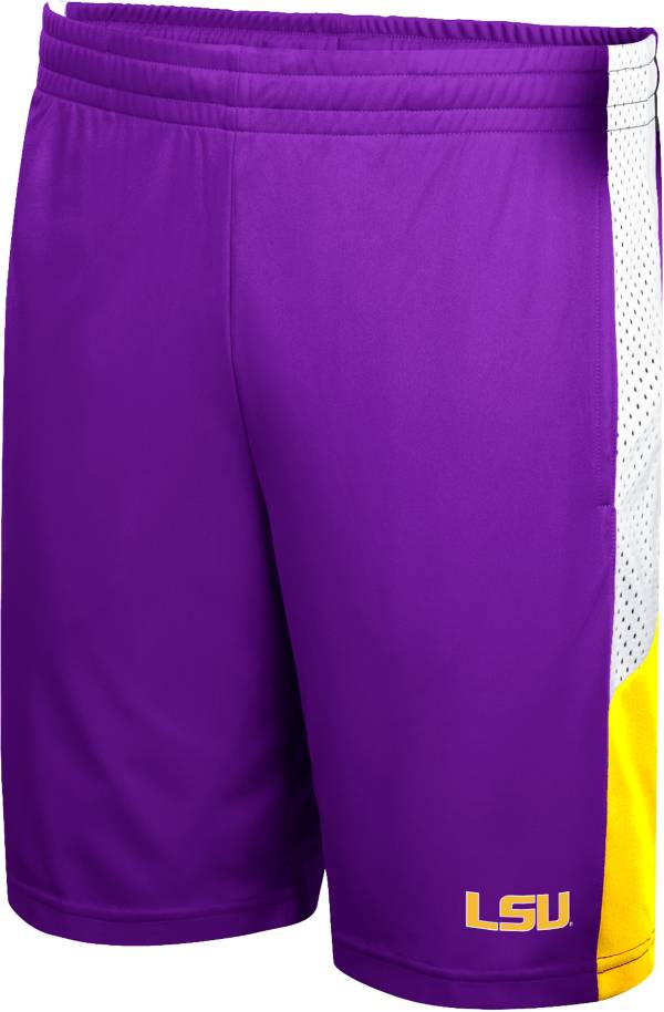 Colosseum Men's LSU Tigers Purple Basketball Shorts product image