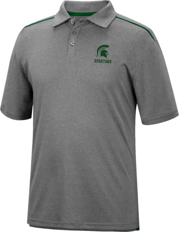 Colosseum Men's Michigan State Spartans Gray Polo product image