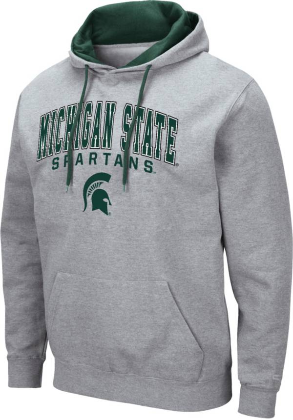 Colosseum Men's Michigan State Spartans Grey Hoodie product image