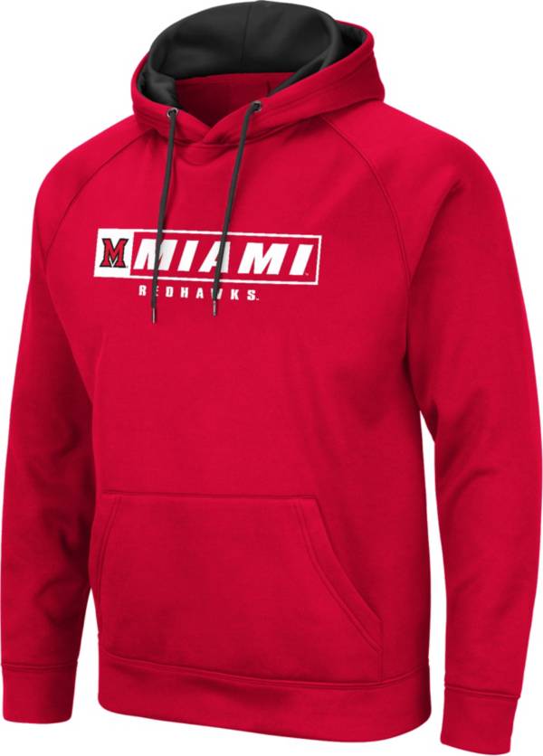 Colosseum Men's Miami RedHawks Red Hoodie product image