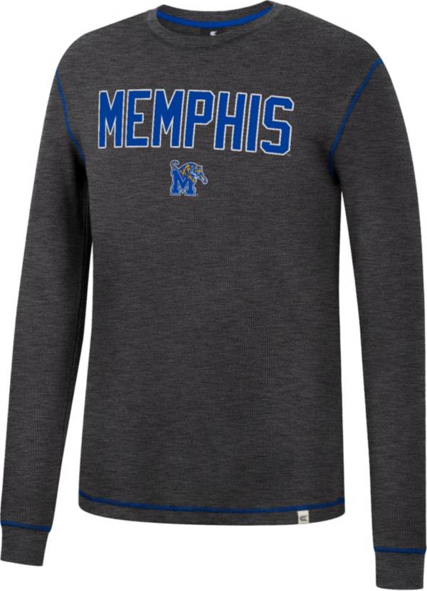 Colosseum Men's Memphis Tigers Grey Therma Longsleeve T-Shirt product image