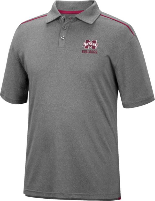 Colosseum Men's Mississippi State Bulldogs Gray Polo product image
