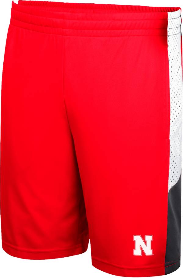 Colosseum Men's Nebraska Cornhuskers Scarlet Basketball Shorts product image
