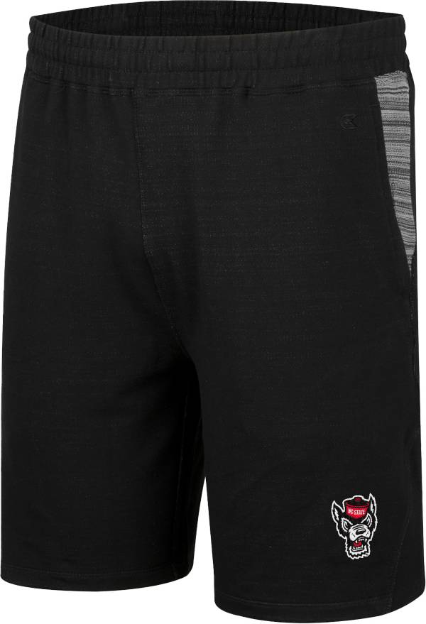 Colosseum Men's NC State Wolfpack Black Thunder Fleece Shorts product image