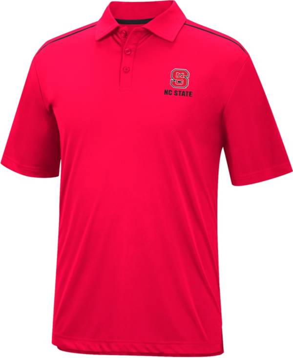 Colosseum Men's NC State Wolfpack Red Polo