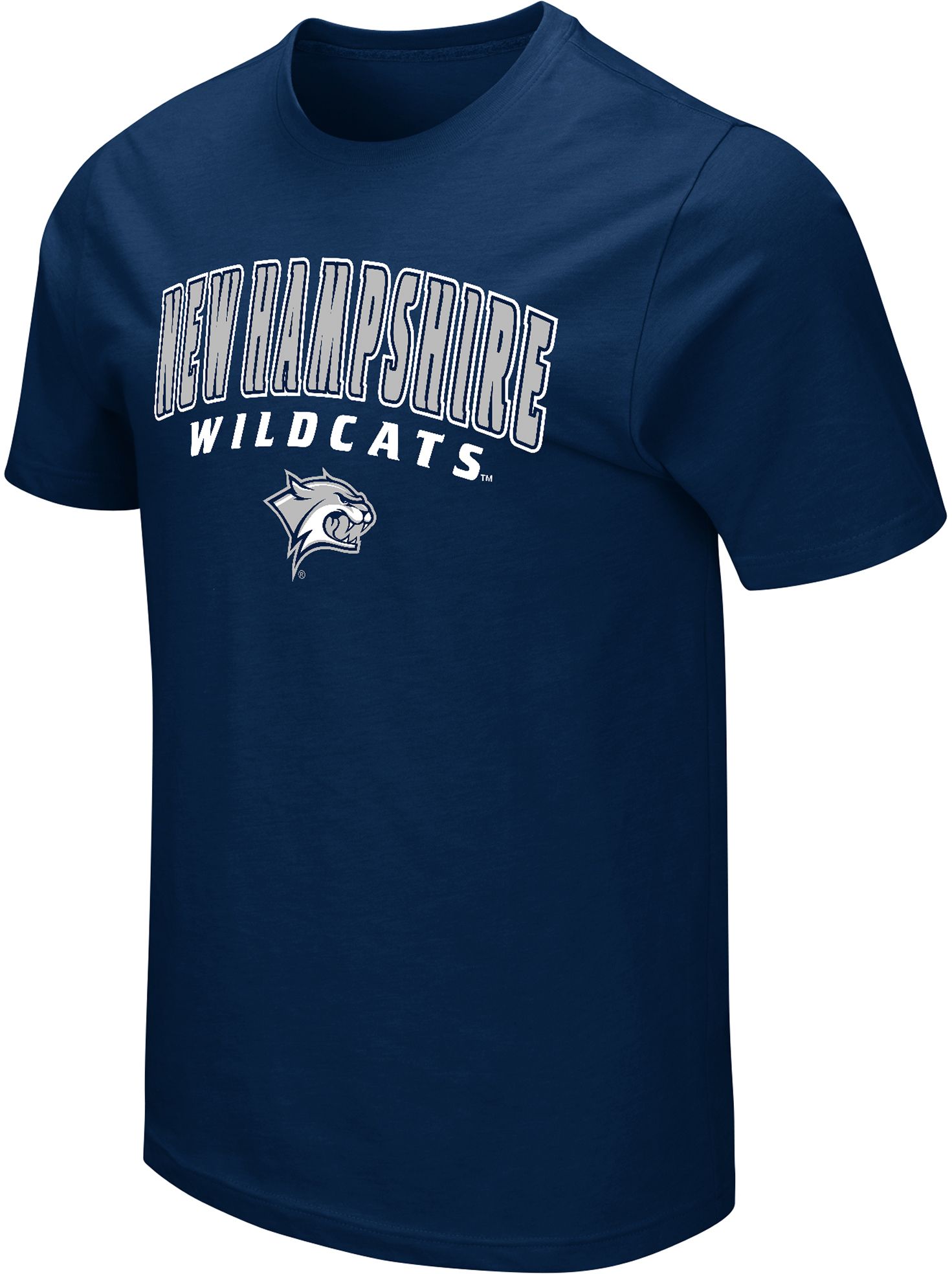 Colosseum Men's New Hampshire Wildcats Blue T-Shirt - Big Apple Buddy