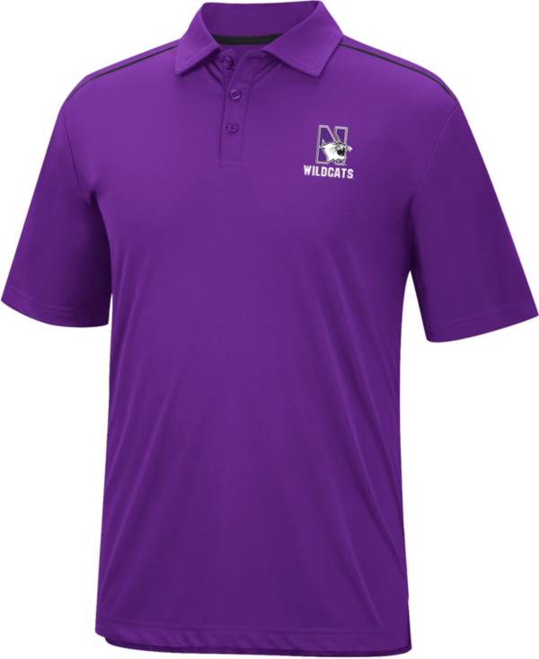 Colosseum Men's Northwestern Wildcats Purple Polo product image