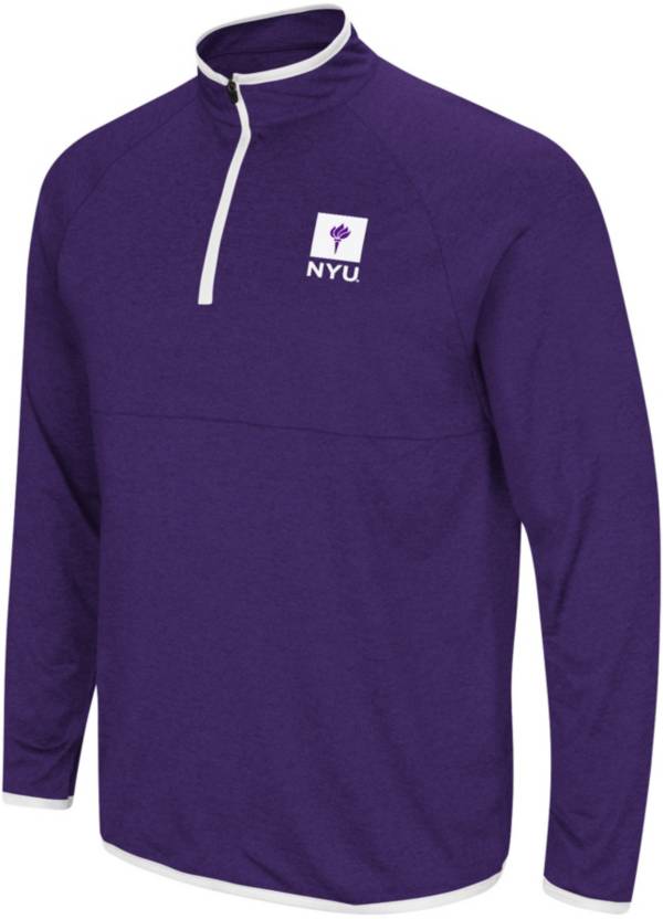 Colosseum Men's NYU Violets Purple Rival 1/4 Zip Jacket product image