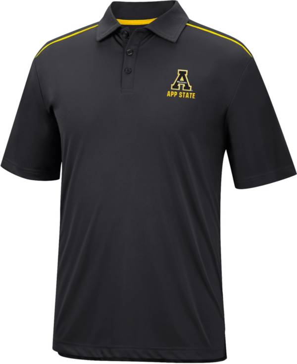 Colosseum Men's Appalachian State Mountaineers Black Polo product image