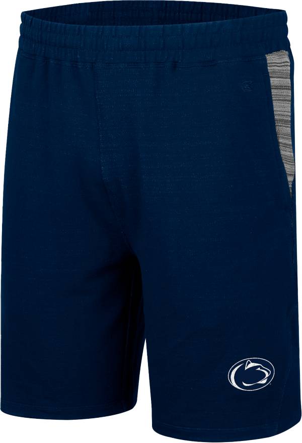 Colosseum Men's Penn State Nittany Lions Navy  Thunder Fleece Shorts product image