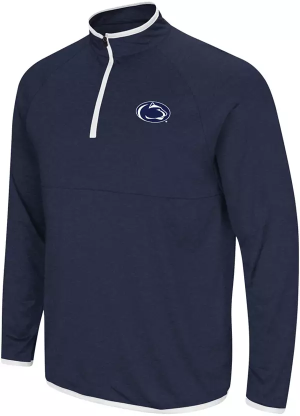 Colosseum Men's Penn State Nittany Lions Blue Rival 1/4 Zip Jacket