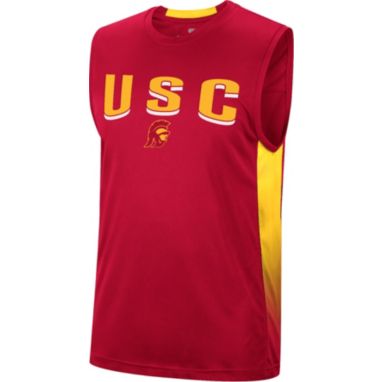 sorry, Colosseum Men's USC Trojans Cardinal Hollywood Sleeveless T-Shirt is currently out of stock