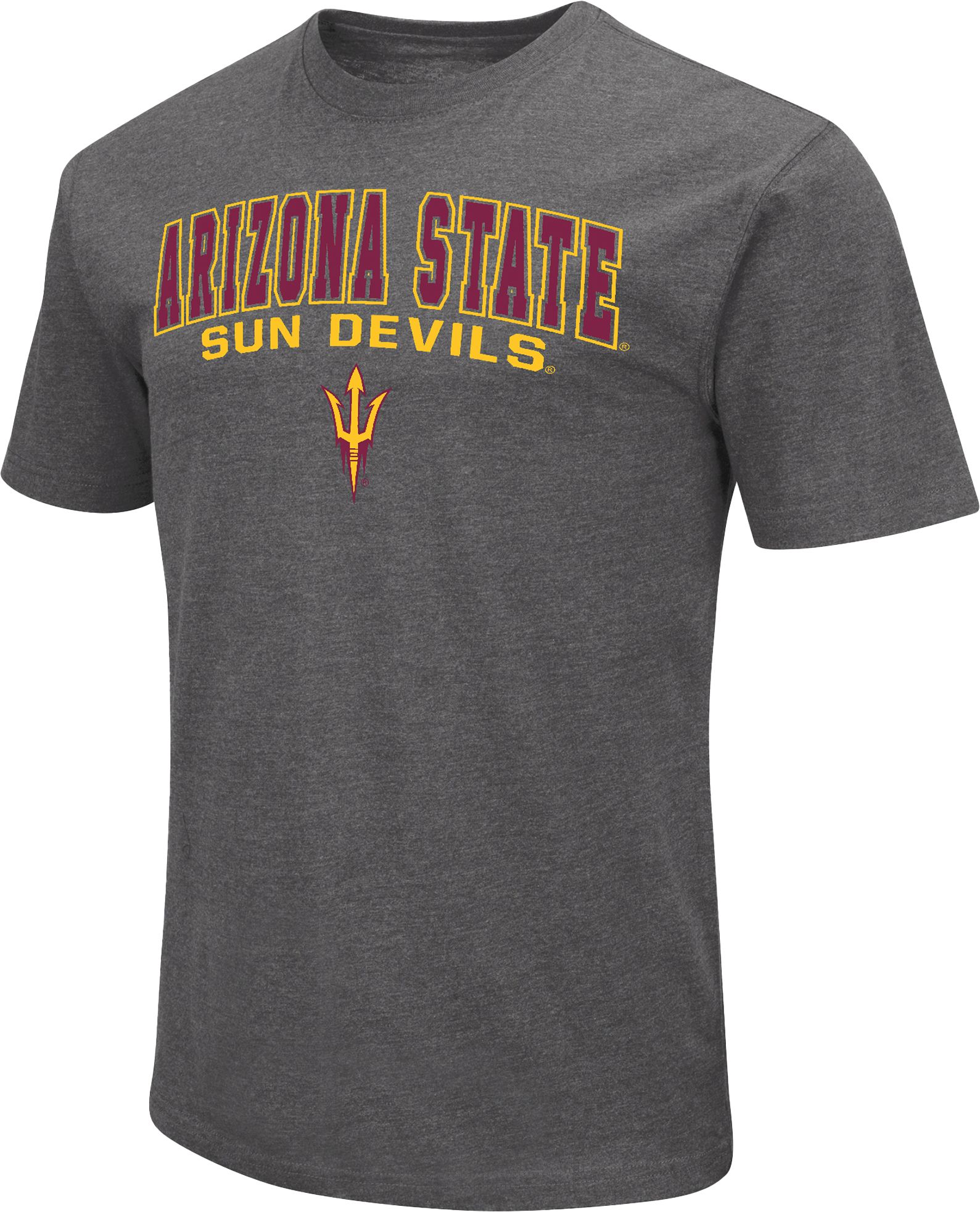 Colosseum Men's Arizona State Sun Devils Gray Promo T-Shirt ...