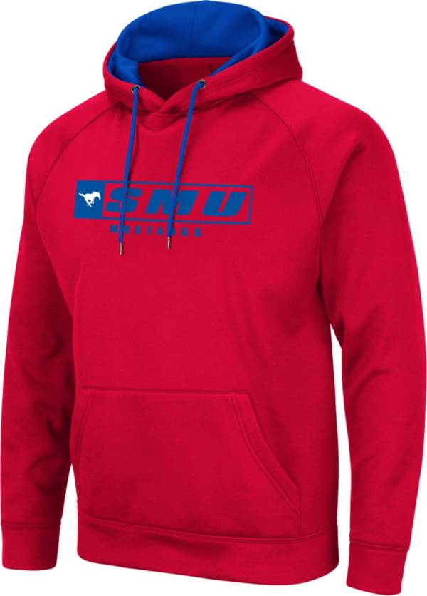 Colosseum Men's Southern Methodist Mustangs Red Hoodie product image