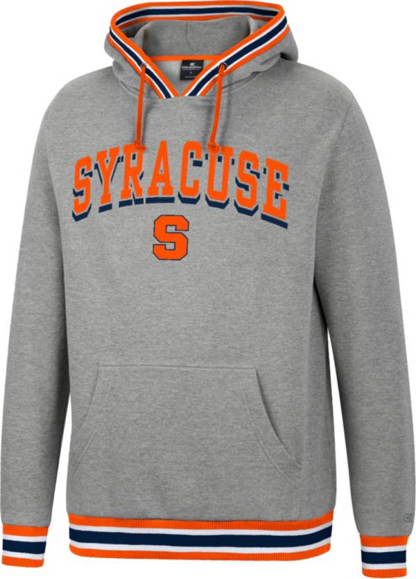 Colosseum Men's Syracuse Orange Grey Baller Pullover Hoodie product image
