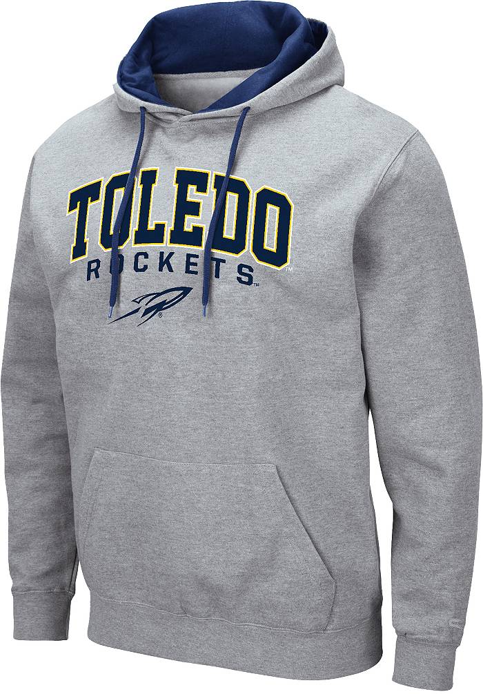 Colosseum Men's Toledo Rockets Heather Grey Hasta La Vista Long Sleeve T-Shirt, XXL, Gray