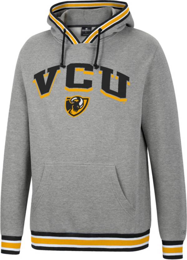 Colosseum Men's VCU Rams Grey Baller Pullover Hoodie product image