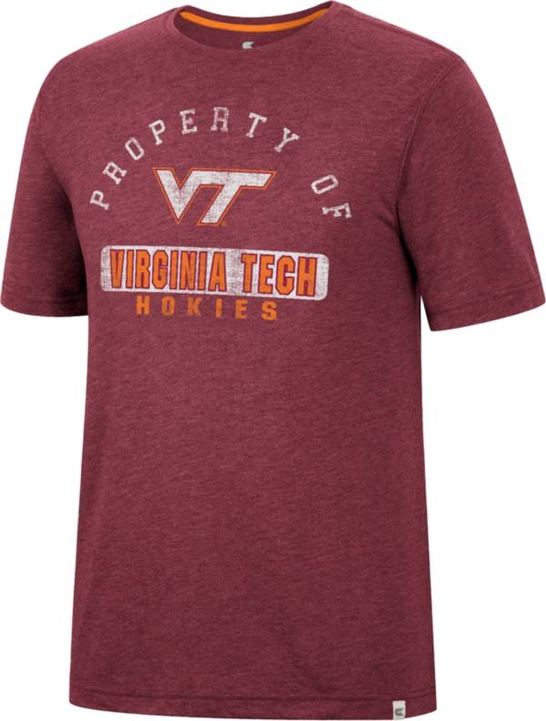 Colosseum Athletics White And Maroon Virginia Tech Hokies Free