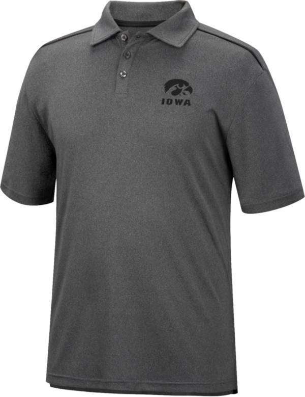 Colosseum Men's Iowa Hawkeyes Gray Polo product image