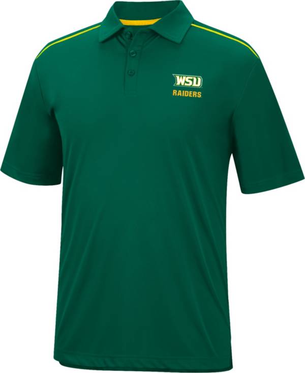 Colosseum Men's Wright State Raiders Green Polo product image