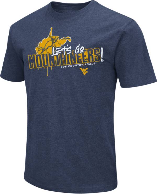 Colosseum Men's West Virginia Mountaineers Blue 2022 Fan T-Shirt product image