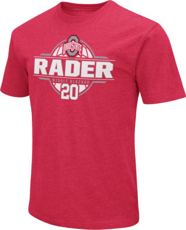 Colosseum Ohio State Buckeyes Scarlet Rylee Rader T-Shirt product image