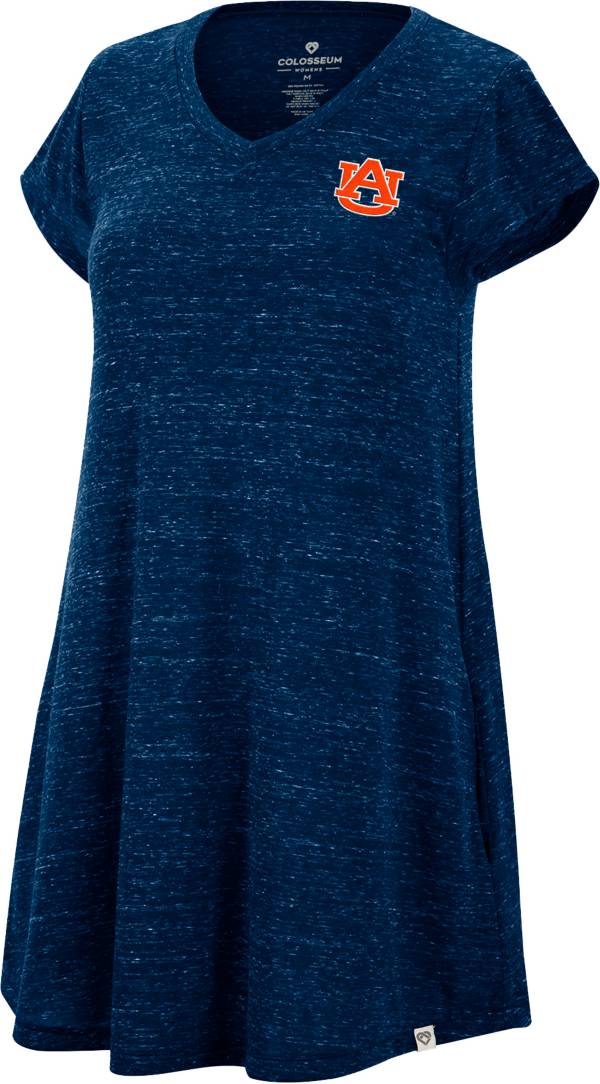 Colosseum Women's Auburn Tigers Blue Diary T-Shirt Dress product image