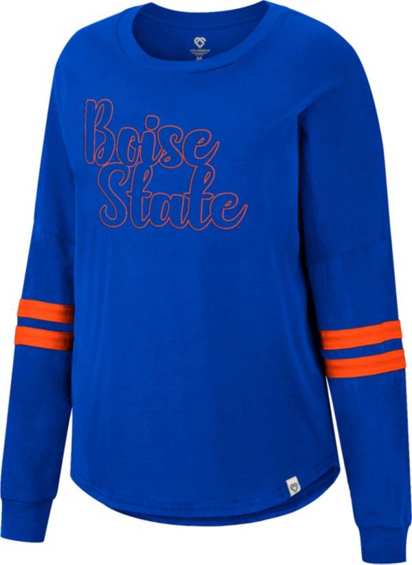 Colosseum Women's Boise State Broncos Blue Earth Longsleeve T-Shirt product image