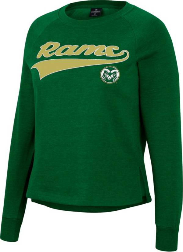Colosseum Women's Colorado State Rams Green Already Did Pullover Sweatshirt product image