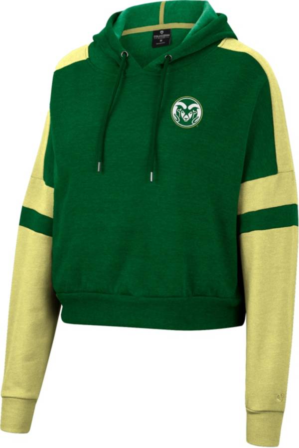 Colosseum Women's Colorado State Rams Green Paris Pullover Hoodie product image