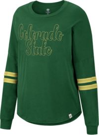 Under Armour Women's Colorado State Rams Forest Green Pennant T-Shirt, XL