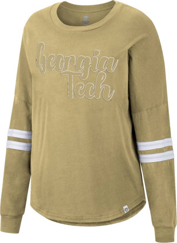 Colosseum Women's Georgia Tech Yellow Jackets Gold Earth Longsleeve T-Shirt product image
