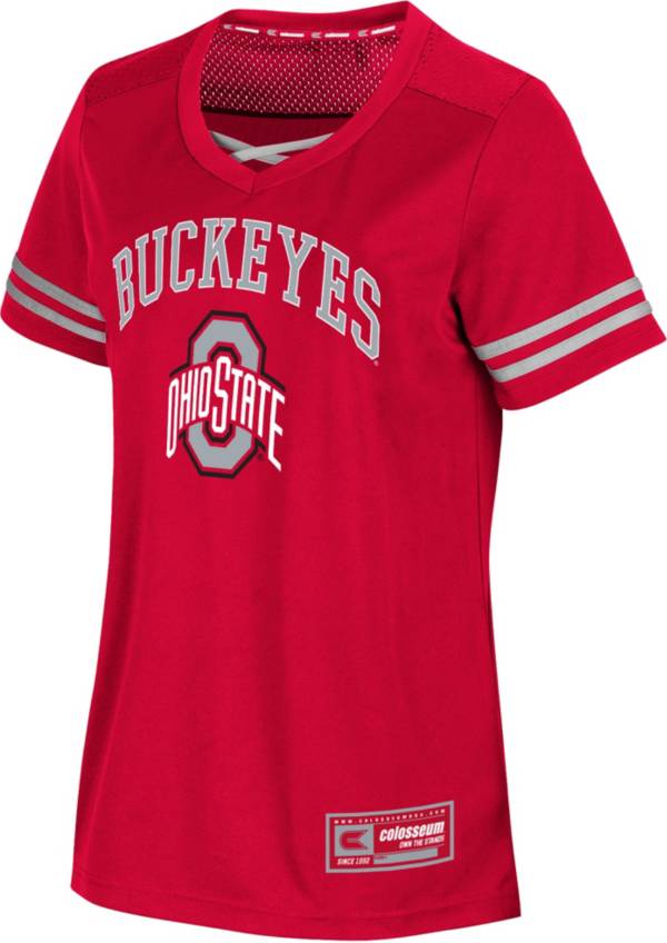 Colosseum Women's Ohio State Buckeyes Scarlet Relationship Agreement Jersey product image