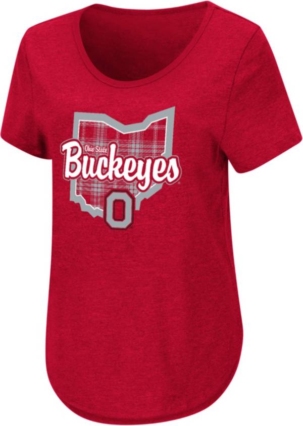 Colosseum Women's Ohio State Buckeyes Scarlet Promo T-Shirt product image