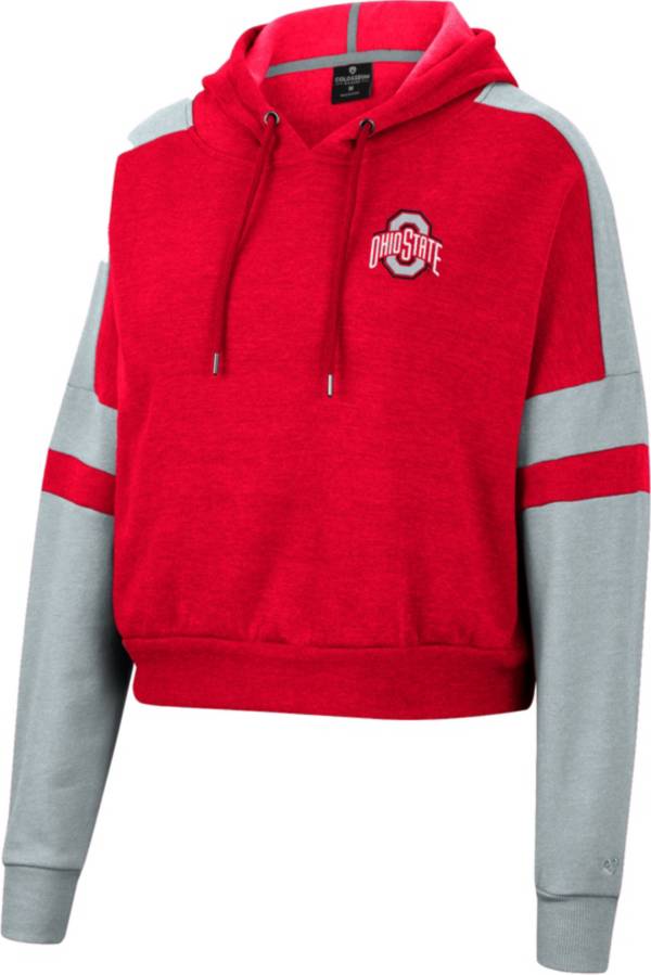 Colosseum Women's Ohio State Buckeyes Red Paris Pullover Hoodie product image