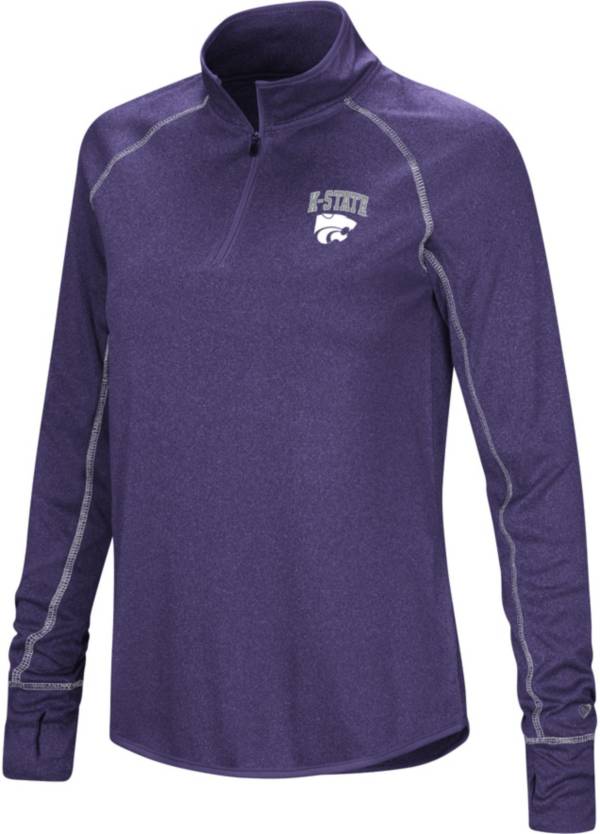 Colosseum Women's Kansas State Wildcats Purple Stingray 1/4 Zip Jacket product image