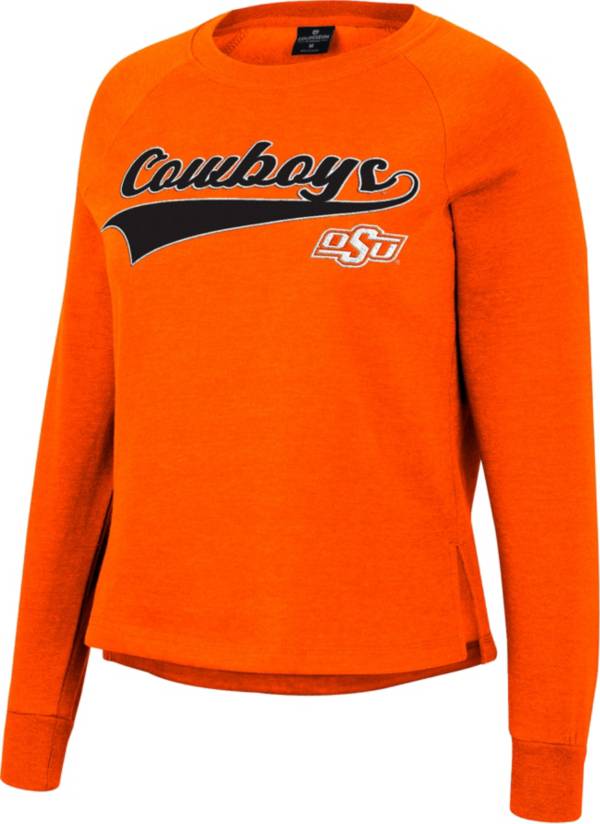 Colosseum Women's Oklahoma State Cowboys Orange Already Did Pullover Sweatshirt product image