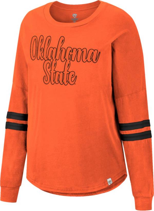 Colosseum Women's Oklahoma State Cowboys Orange Earth Longsleeve T-Shirt product image