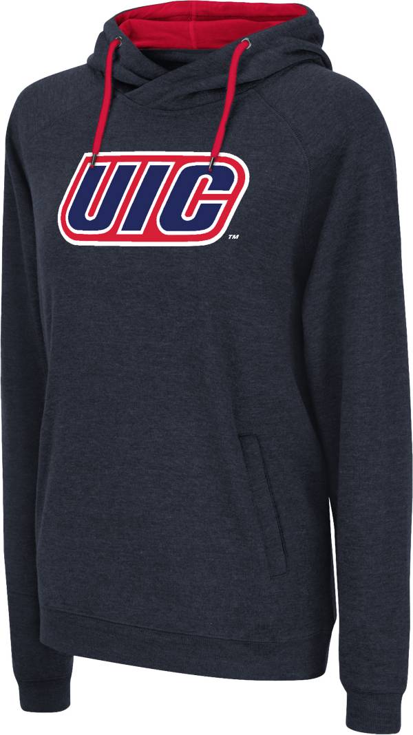 Colosseum Women's UIC Flames Navy Hoodie product image