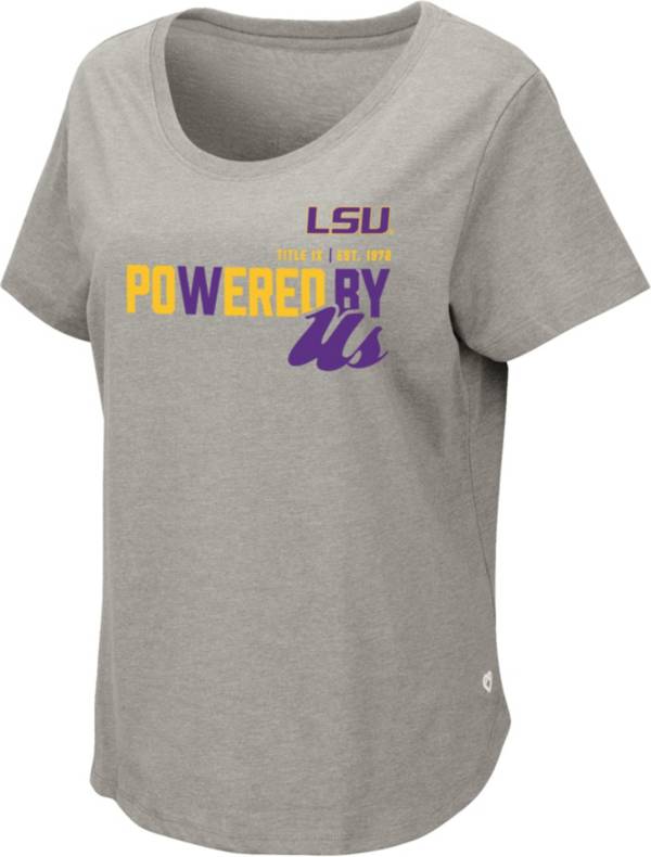 Colosseum Women's LSU Tigers Grey Title IX T-Shirt product image