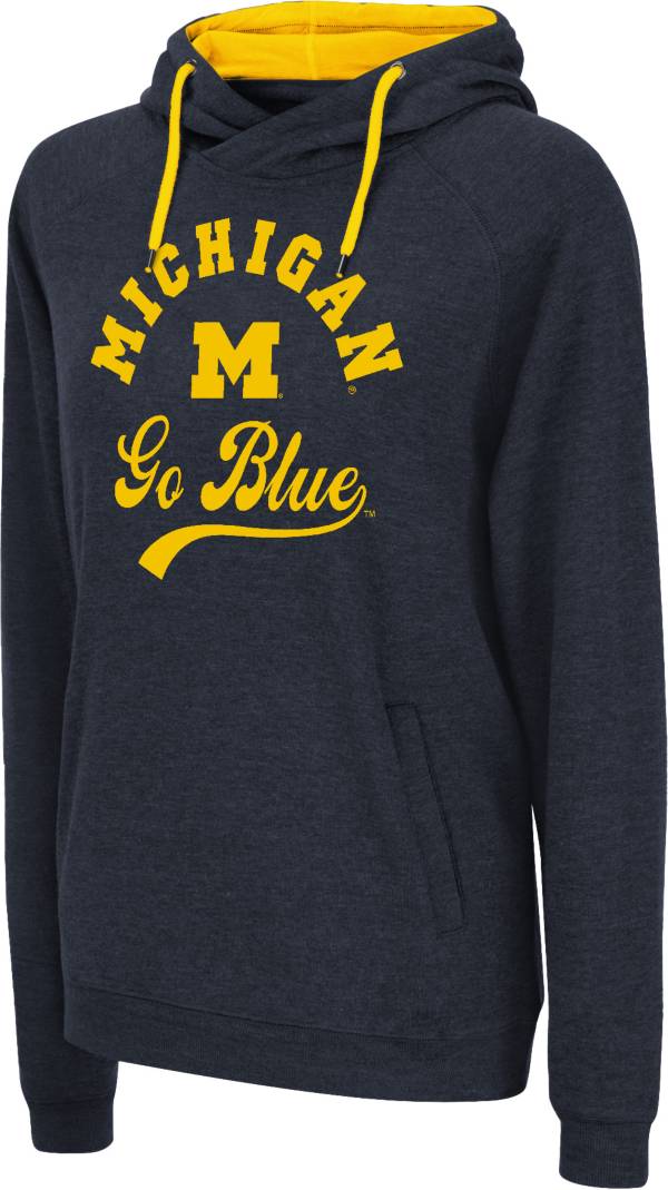 Colosseum Women's Michigan Wolverines Navy Hoodie product image