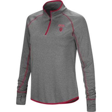 sorry, Colosseum Women's Indiana Hoosiers Gray Stingray 1/4 Zip Jacket is currently out of stock