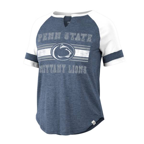 Colosseum Women's Penn State Nittany Lions Navy  Raglan T-Shirt product image
