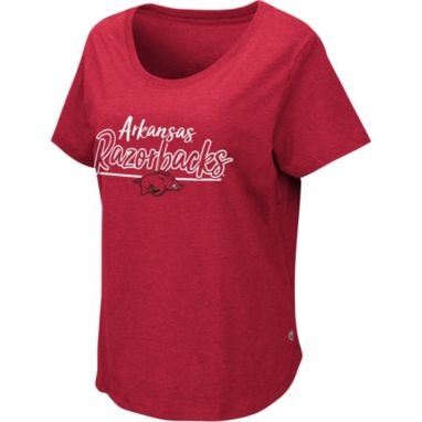 sorry, Colosseum Women's Arkansas Razorbacks Cardinal Myla T-Shirt is currently out of stock