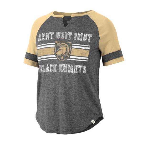Colosseum Women's Army West Point Black Knights Black Raglan T-Shirt product image